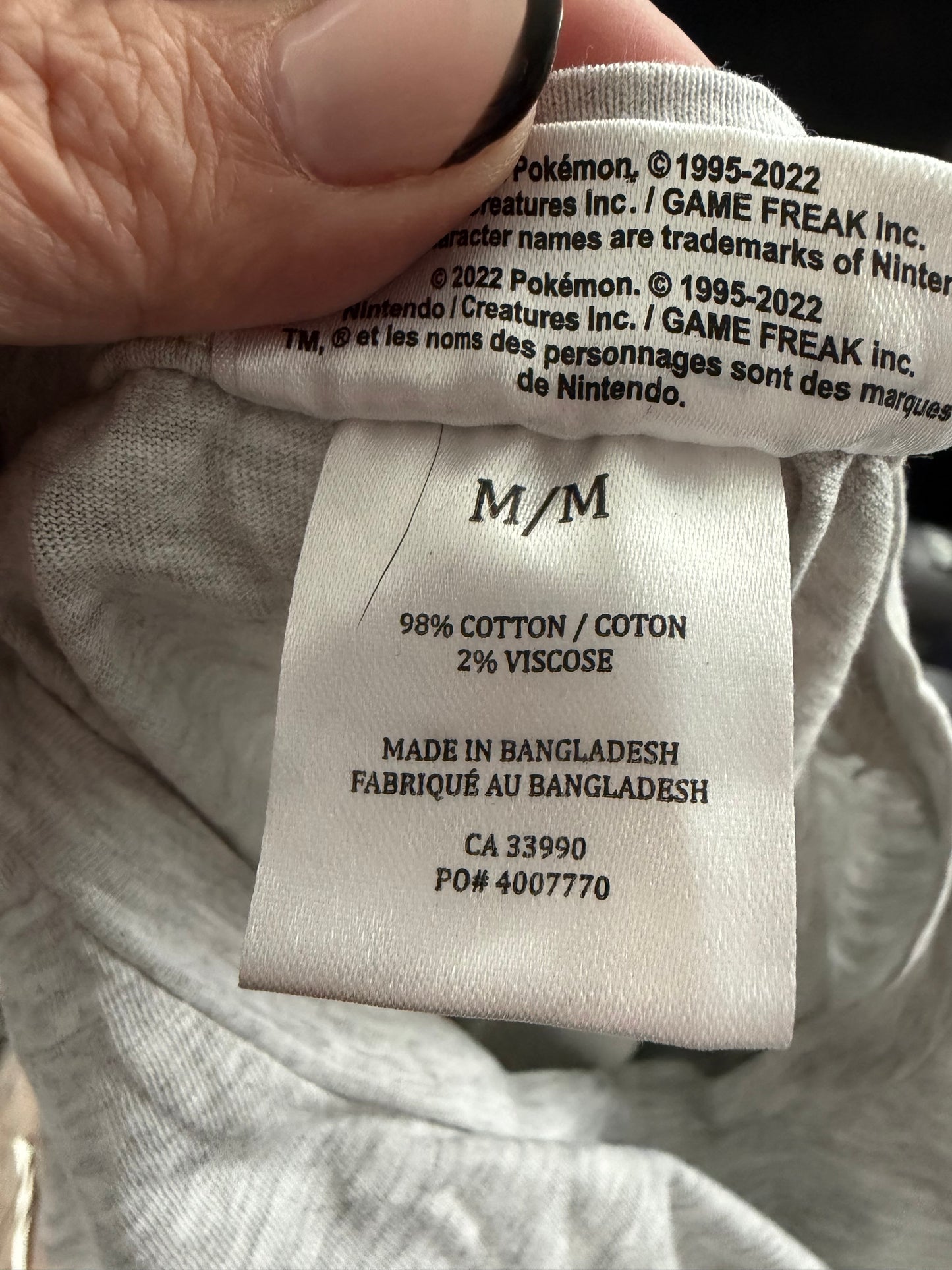 Chandail manque longue - Pokémon