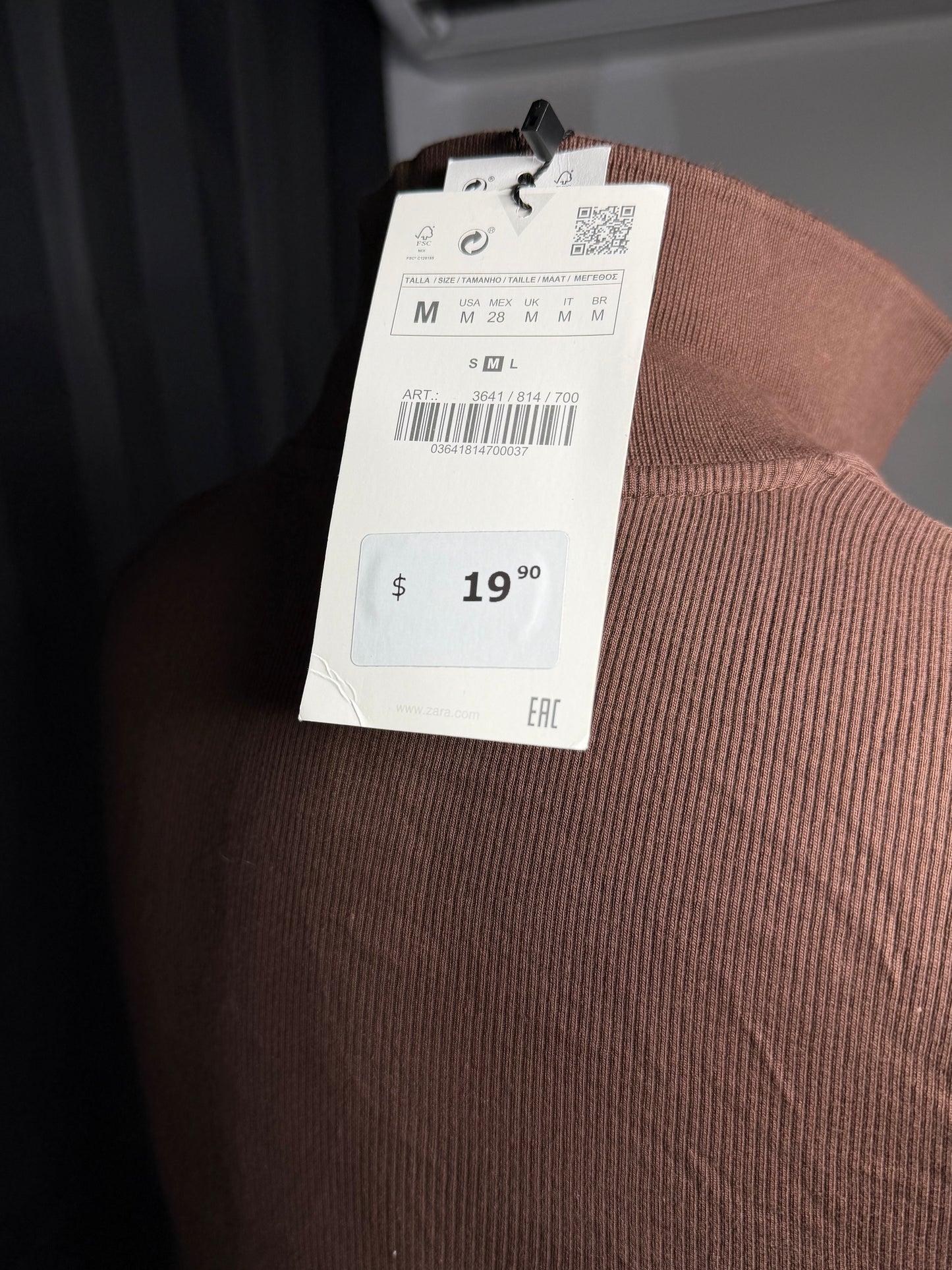 Chandail court - Zara -  Neuf