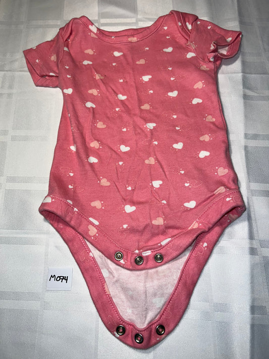 Cache-couche coeur rose