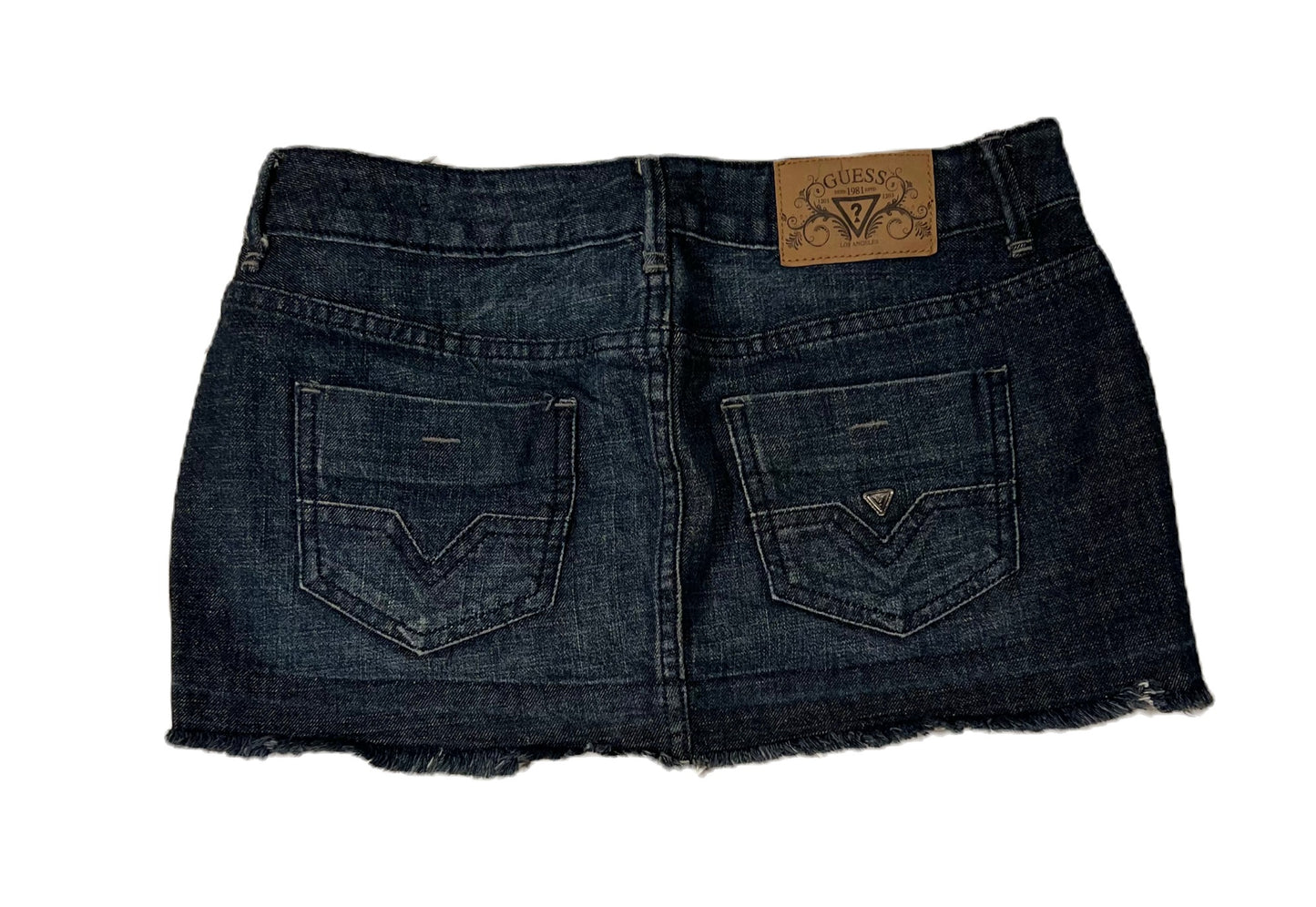 Jupe courte en jeans