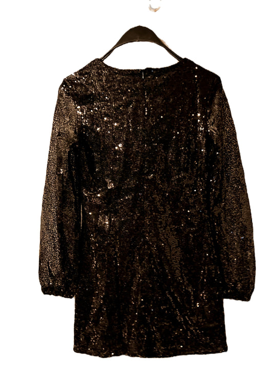 Robe de soirée courte scintillante